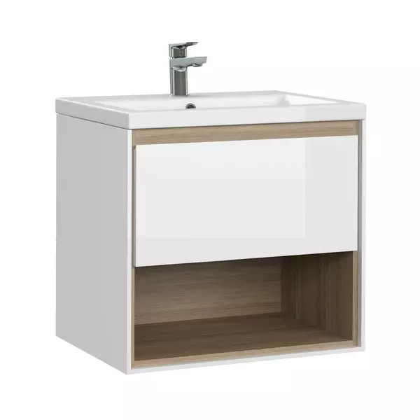 

Тумба с раковиной «Cersanit» Louna 60 64070 (Moduo 60) подвесная белая