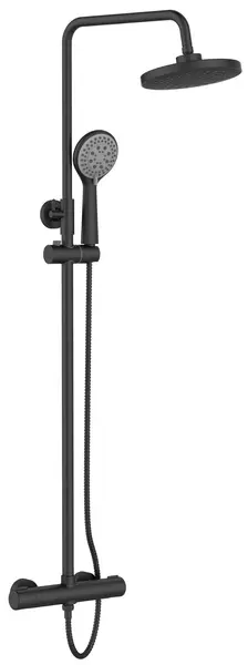 

Душевая система «Orange» Thermo T02S3-912b с термостатом чёрная матовая