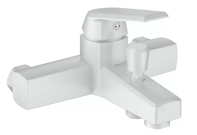 

Смеситель для ванны «OneLife» P02-100w белый