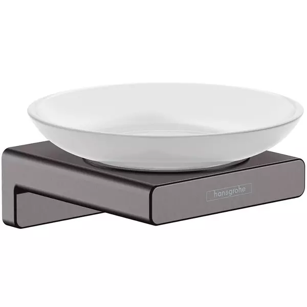 

Мыльница «Hansgrohe» AddStoris 41746340 на стену шлифованный чёрный хром
