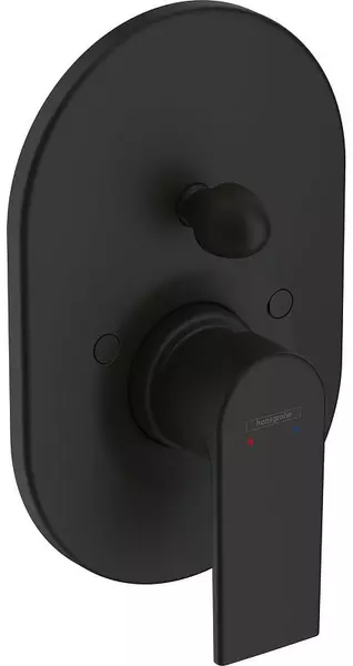 

Внешняя часть смесителя «Hansgrohe» Vernis Shape 71458670 чёрная матовая