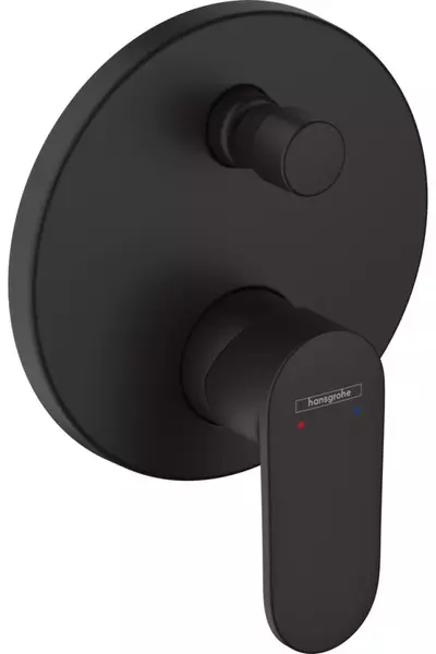 

Внешняя часть смесителя «Hansgrohe» Vernis Blend 71467670 чёрная матовая