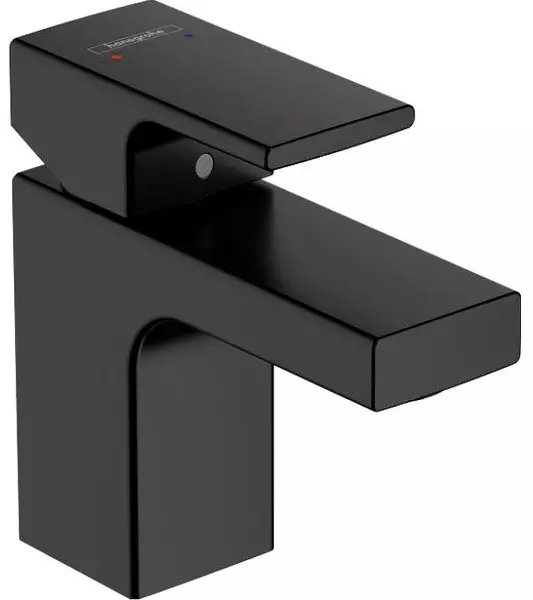 

Смеситель для раковины «Hansgrohe» Vernis Shape 71560670 с донным клапаном чёрный матовый