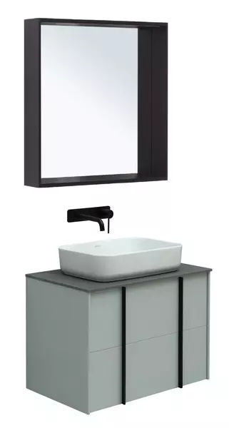 Мебель для ванной подвесная Allen Brau Reality 70 со столешницей papyrus white matt 145448₽