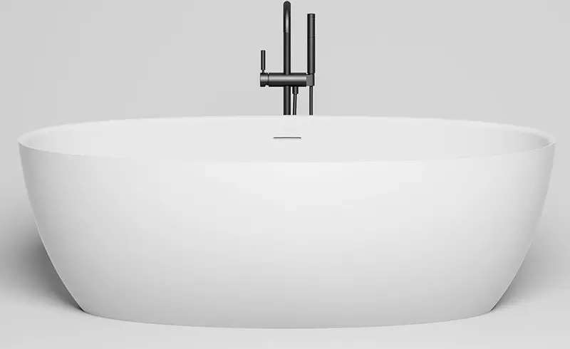 

Ванна из литьевого мрамора «Salini» Alda 160/80 S-Stone с сифоном белая матовая