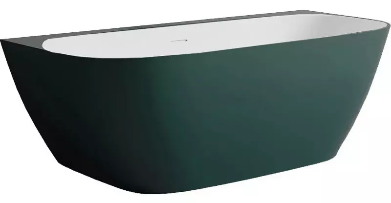 

Ванна из литьевого мрамора «Salini» Sofia Wall 170/80 S-stone с сифоном цвет на заказ матовая