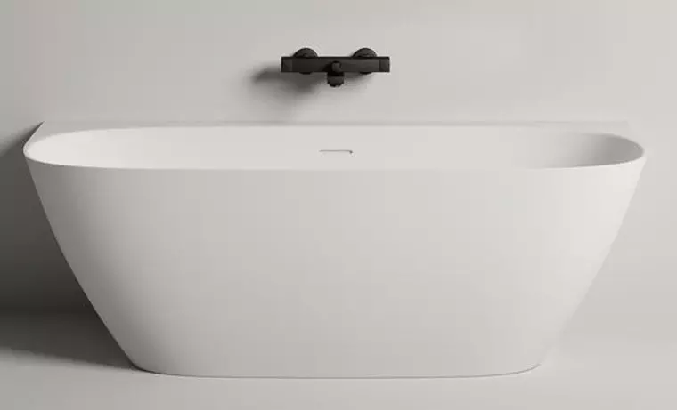 

Ванна из литьевого мрамора «Salini» Sofia Wall 180/85 S-sense с сифоном белая глянцевая