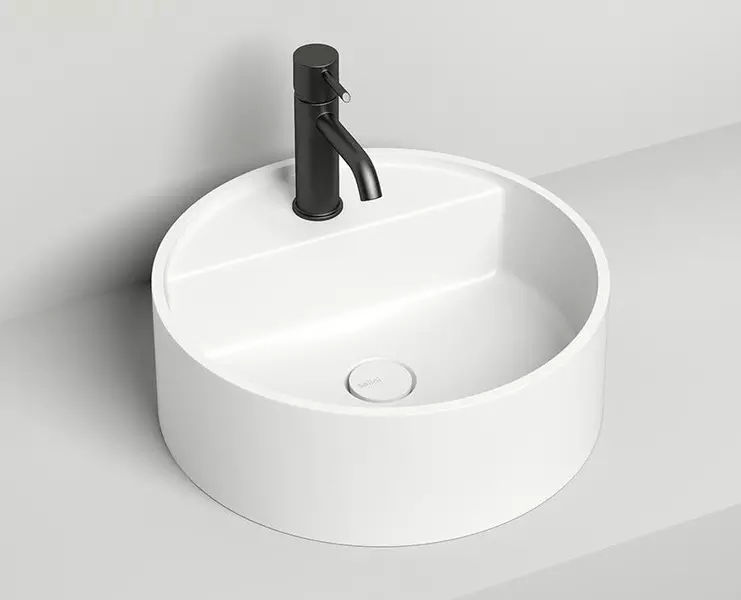 

Раковина «Salini» Armonia 45/45 матовая 130127M искусственный камень белая