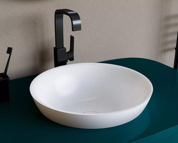 

Раковина «Salini» Marea 42/42 1802203M искусственный камень белая матовая