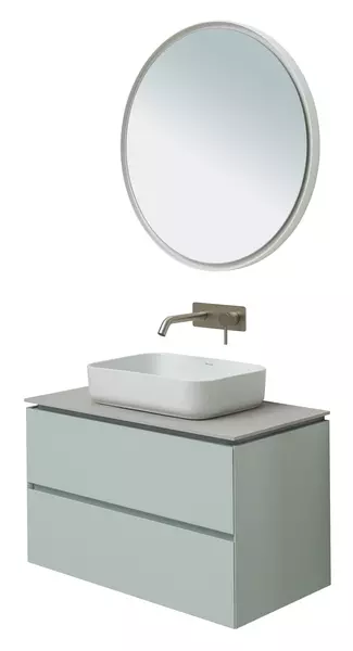 

Мебель для ванной подвесная «Allen Brau» Infinity 85 рapyrus white matt