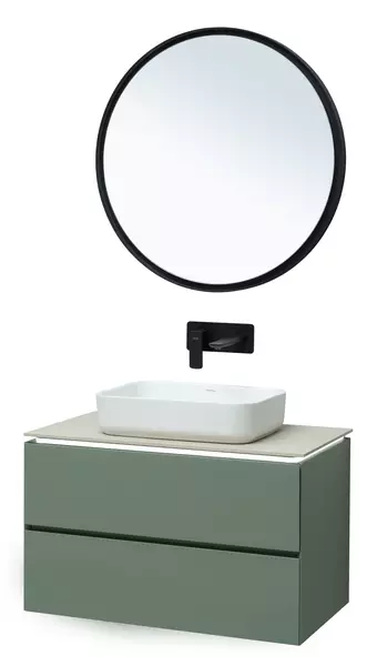 Мебель для ванной подвесная «Allen Brau» Infinity 85 cement grey matt