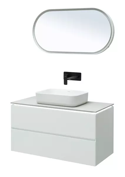 

Мебель для ванной подвесная «Allen Brau» Infinity 100 white matt