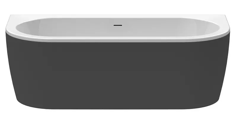 Экран под ванну «Cezares» Slim Wall-180-SCR-Nero чёрный матовый