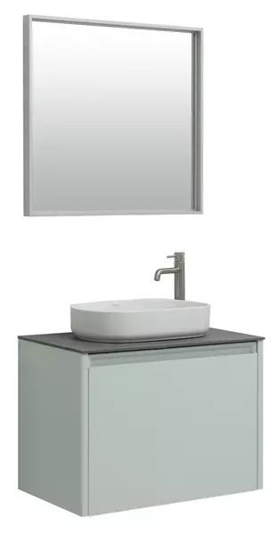 Мебель для ванной подвесная «Allen Brau» Fantasy 80 с 2 ящиками (1 скрытый) рapyrus white matt