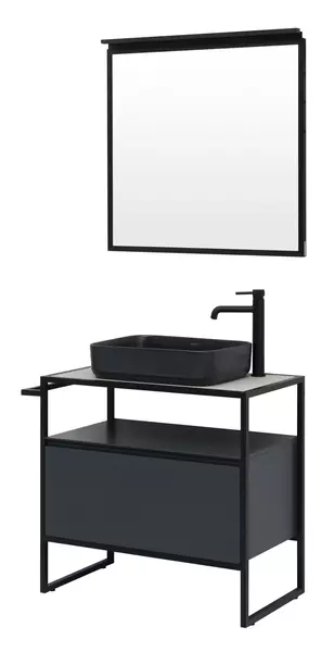 Мебель для ванной «Allen Brau» Priority 80 anthracite matt