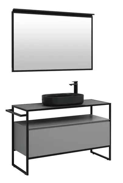 

Мебель для ванной «Allen Brau» Priority 120 platinum grey matt