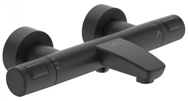 

Смеситель для ванны «Ideal Standard» Ceratherm T25 A7544XG с термостатом silk black