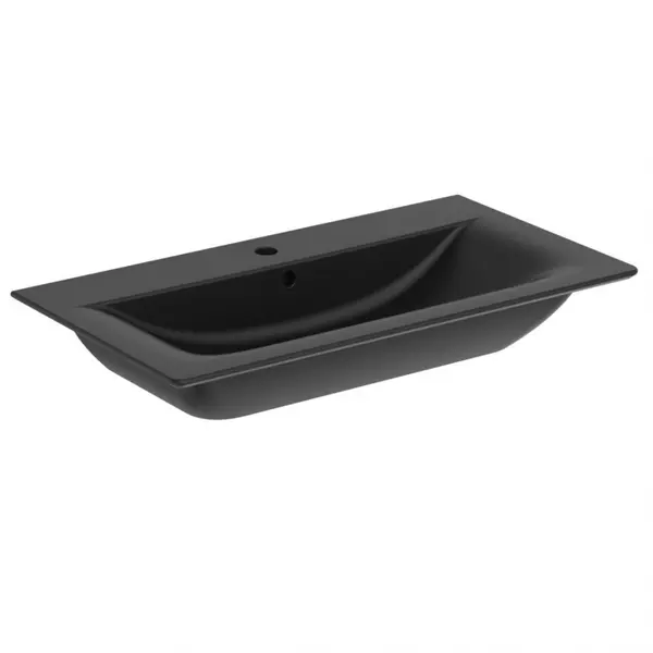 

Раковина «Ideal Standard» Connect Air 84/46 E0279V3 фарфоровая черная матовая