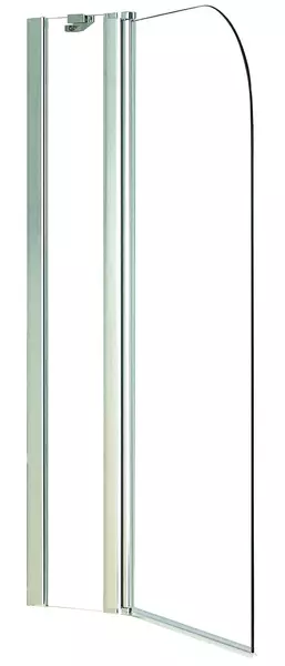 Шторка на ванну стеклянная «Azario» Merrit AZ-NF6221 110/140 прозрачная/серебро универсальная
