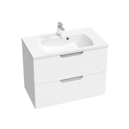 

Тумба с раковиной «Ravak» SD Classic II 80 (Classic II XJX01180000 80/45) подвесная белая/серая