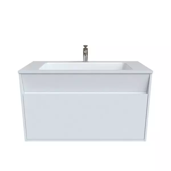 

Тумба с раковиной «Iddis» Esper 100 (Optima Home 97/45) подвесная белая