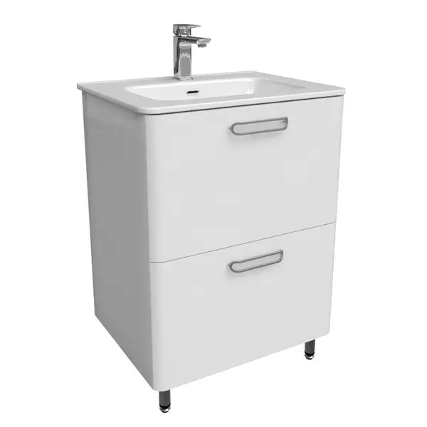 

Тумба с раковиной «Iddis» Brick 60 (Optima Home 60/47) белая