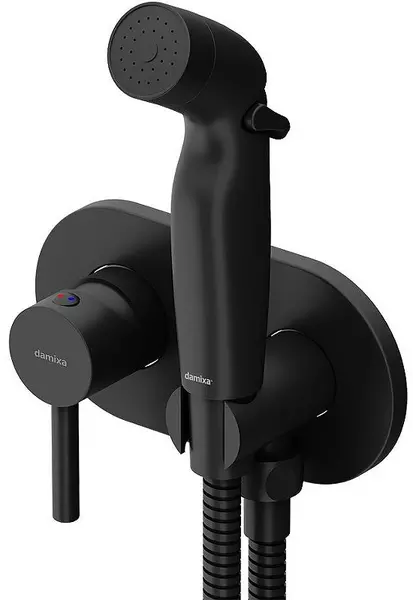 

Смеситель с гигиеническим душем «Damixa» Option 212000300 чёрный матовый
