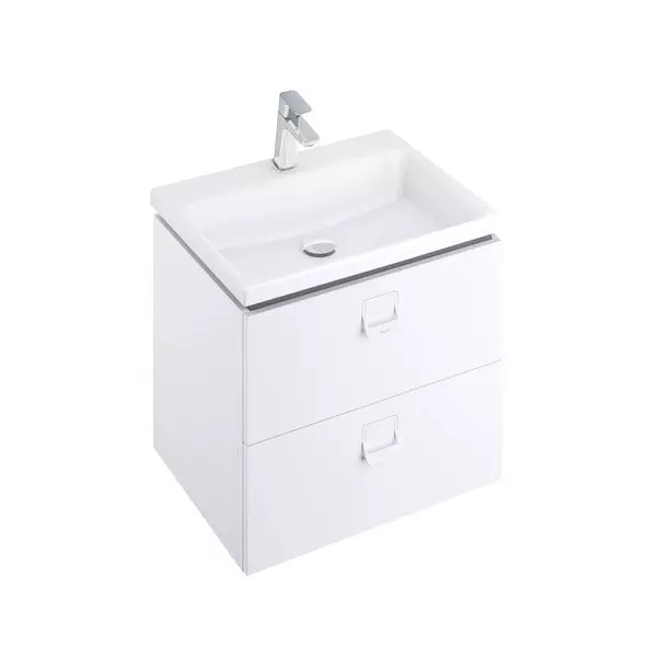 

Тумба с раковиной «Ravak» SD Comfort 60 (Comfort XJX01260001 60/46) подвесная белая/серая
