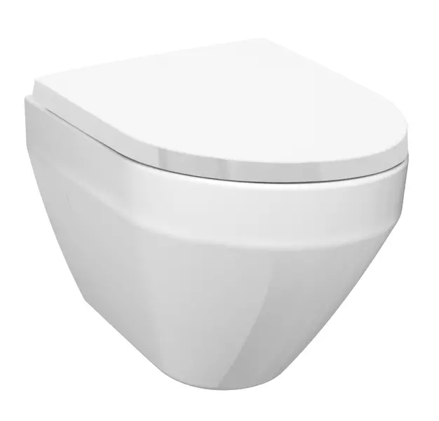 

Подвесной унитаз безободковый «Am.Pm» Spirit C701700WH белый без сиденья