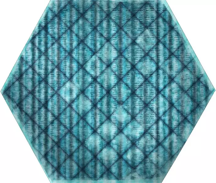 

Напольная плитка «ITT Ceramic» Tribu Hexa Shiny 26,7x23,2 00000016254 blue