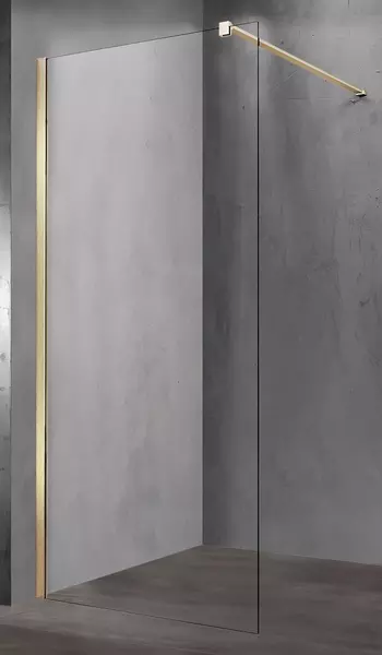 

Душевая перегородка «Vincea» Walk-In VSW-1H800CLG 80/200 прозрачная/матовая золотая