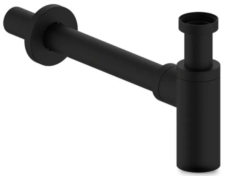 

Сифон для раковины «Iddis» Optima Home OPTBL00i84 чёрный матовый