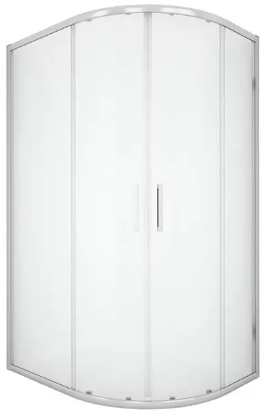 Душевой угол-ограждение «New Trendy» New Maxima Chrome 100/80 прозрачный/хром прямоугольно-асимметричный без поддона универсальный