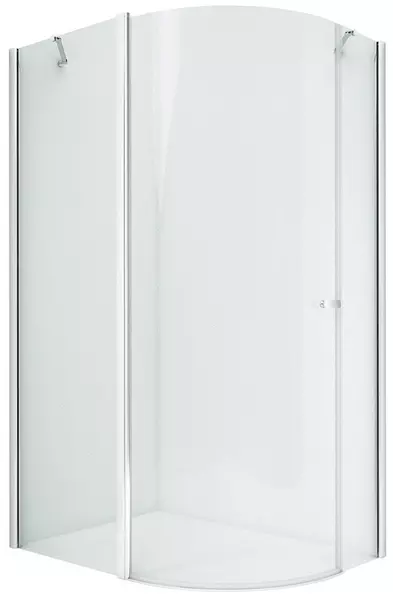 

Душевой угол-ограждение «New Trendy» New Soleo Chrome 100/80 прозрачный/хром прямоугольно-асимметричный без поддона универсальный