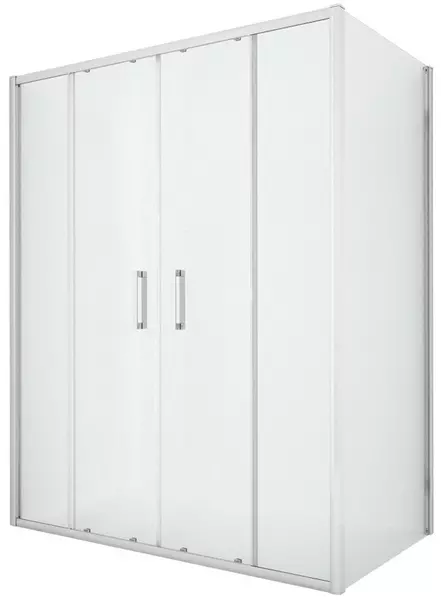 Душевой угол-ограждение New Trendy New Corrina Chrome 16090 прозрачныйхром прямоугольный без поддона 137134₽