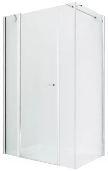 

Душевой угол-ограждение «New Trendy» New Soleo Chrome 120/80 прозрачный/хром прямоугольный без поддона универсальный