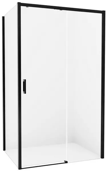 

Душевой угол-ограждение «New Trendy» Prime Black 160/80 прозрачный/чёрный матовый прямоугольный без поддона правый