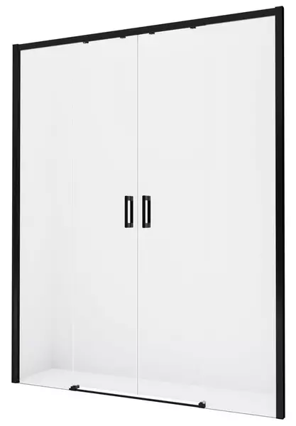 

Душевая дверь «New Trendy» Prime Black 160/200 прозрачная/чёрная матовая