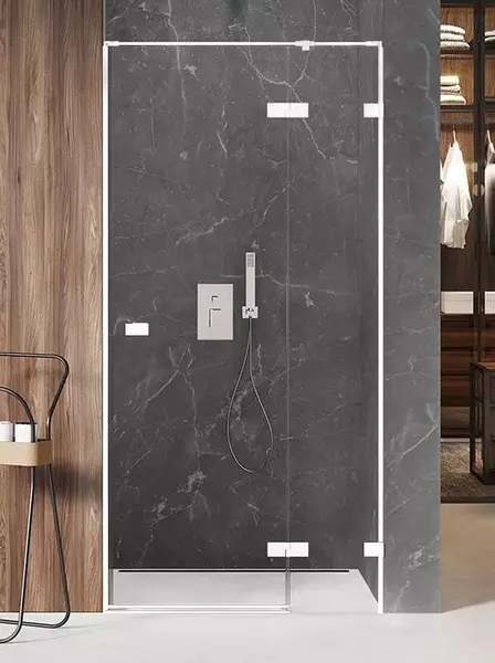 Душевая дверь New Trendy Avexa White 90200 прозрачнаябелая правая 101228₽