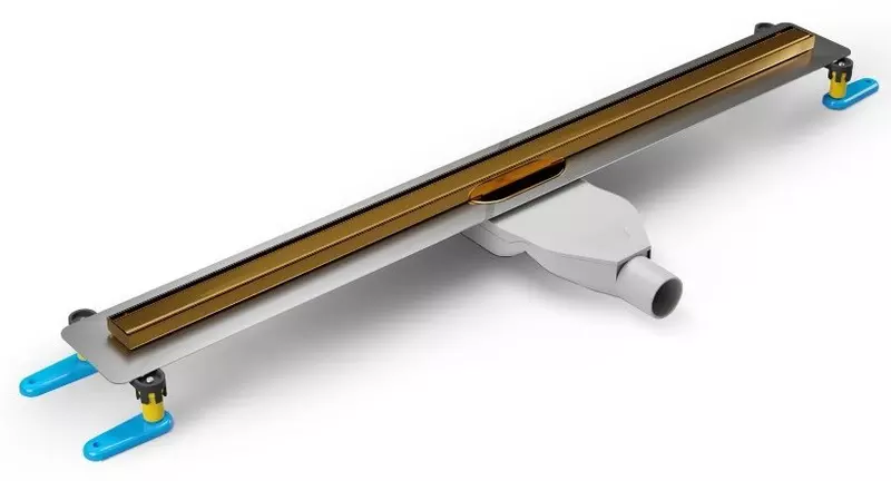 

Душевой лоток «New Trendy» Visio Slim 70 см. OL-0072 боковой выпуск золото