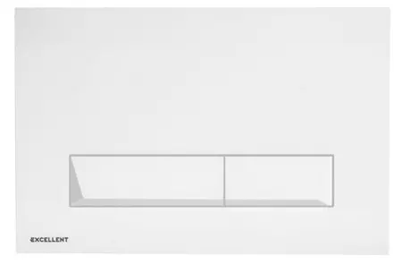 Кнопка смыва Excellent Platto INEXPL230150WH пластик белая 7455₽