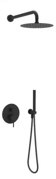 

Душевая система «Excellent» Pi AREX.SET.1247BL чёрная матовая