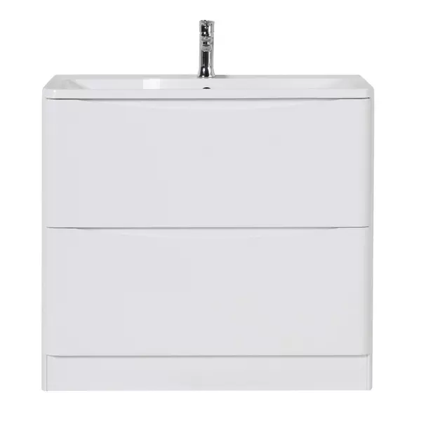 

Тумба с раковиной «Belbagno» Acqua 90 (BB900/455-LV-MR-ALR) Bianco Lucido