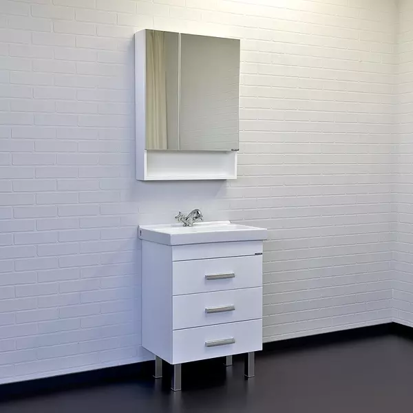 Мебель для ванной Comforty Никосия 60Н белый глянец 52800₽