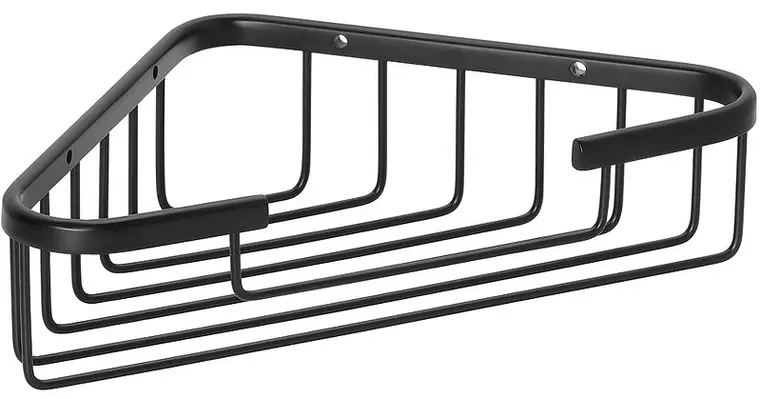 

Угловая полка в ванну «Bemeta» Cytro 102308120 на стену чёрная матовая