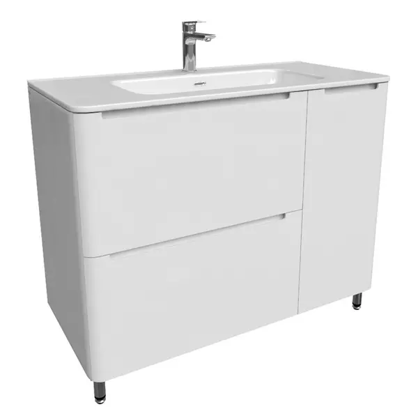 

Тумба с раковиной «Iddis» Edifice 100 (Optima Home 100/47) белая