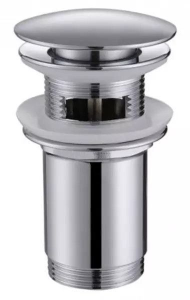 Донный клапан для раковины «Abber» AF0010 с механизмом Клик-Клак хром