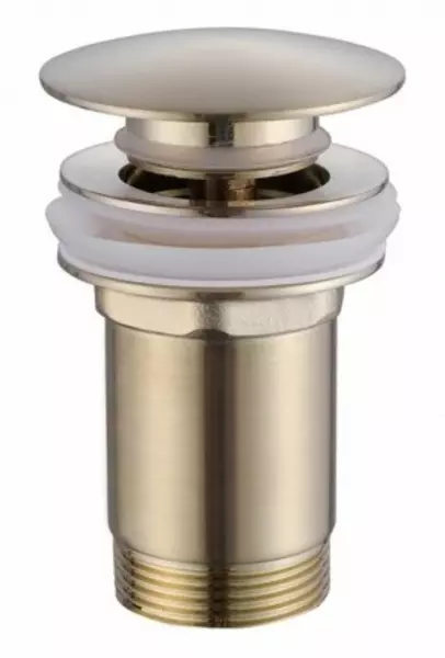 Донный клапан для раковины «Abber» AF0010G с механизмом Клик-Клак золото