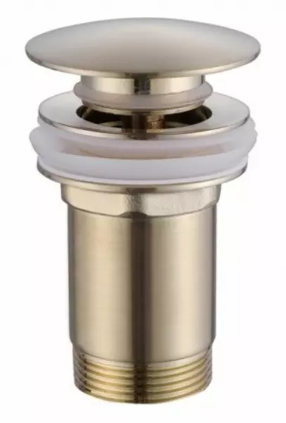 

Донный клапан для раковины «Abber» AF0010G с механизмом Клик-Клак золото