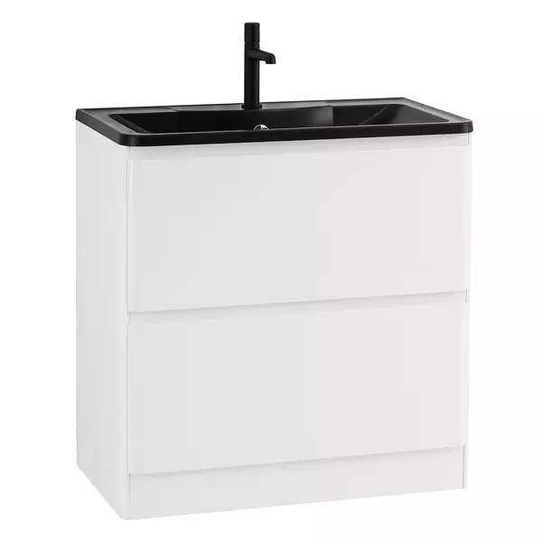 

Тумба с раковиной «Belbagno» Albano 100 (BB1000/455-LV-ART-ALR-NERO) Bianco Lucido